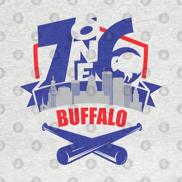 716 Buffalo Baseball color by AssortedRealitee